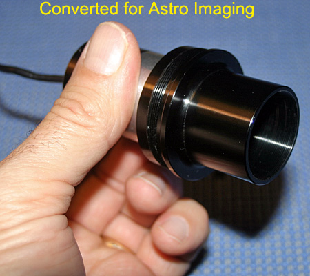 indtryk Midler Sig til side Instructions for Converting Microsoft Lifecam Cinema HD Webcam for  Telescope Use -by Gary Honis